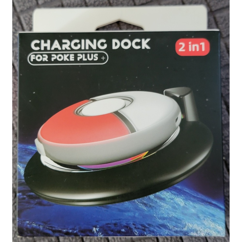 Poke GO Plus + Charging Dock With Silicone Case New In Box